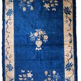 Tapis ancien chinois peking fait main 125cm x 195cm 1900s
