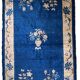 Old Chinese Peking handmade carpet 125cm x 195cm 1900s