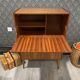 Vintage Scandinavian designer secretary in teak wood, 1960s