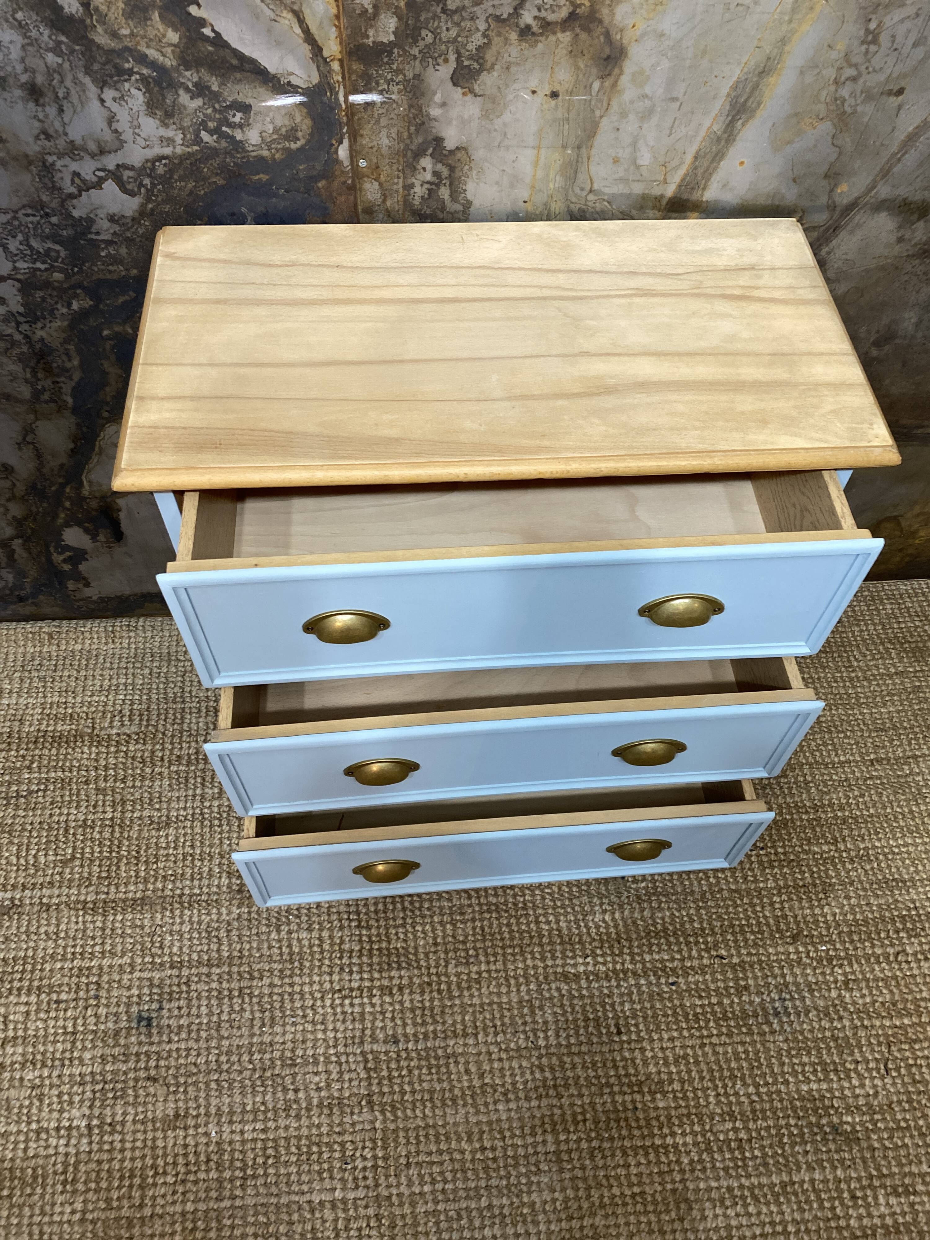 Raw wood & fresh water chest of drawers