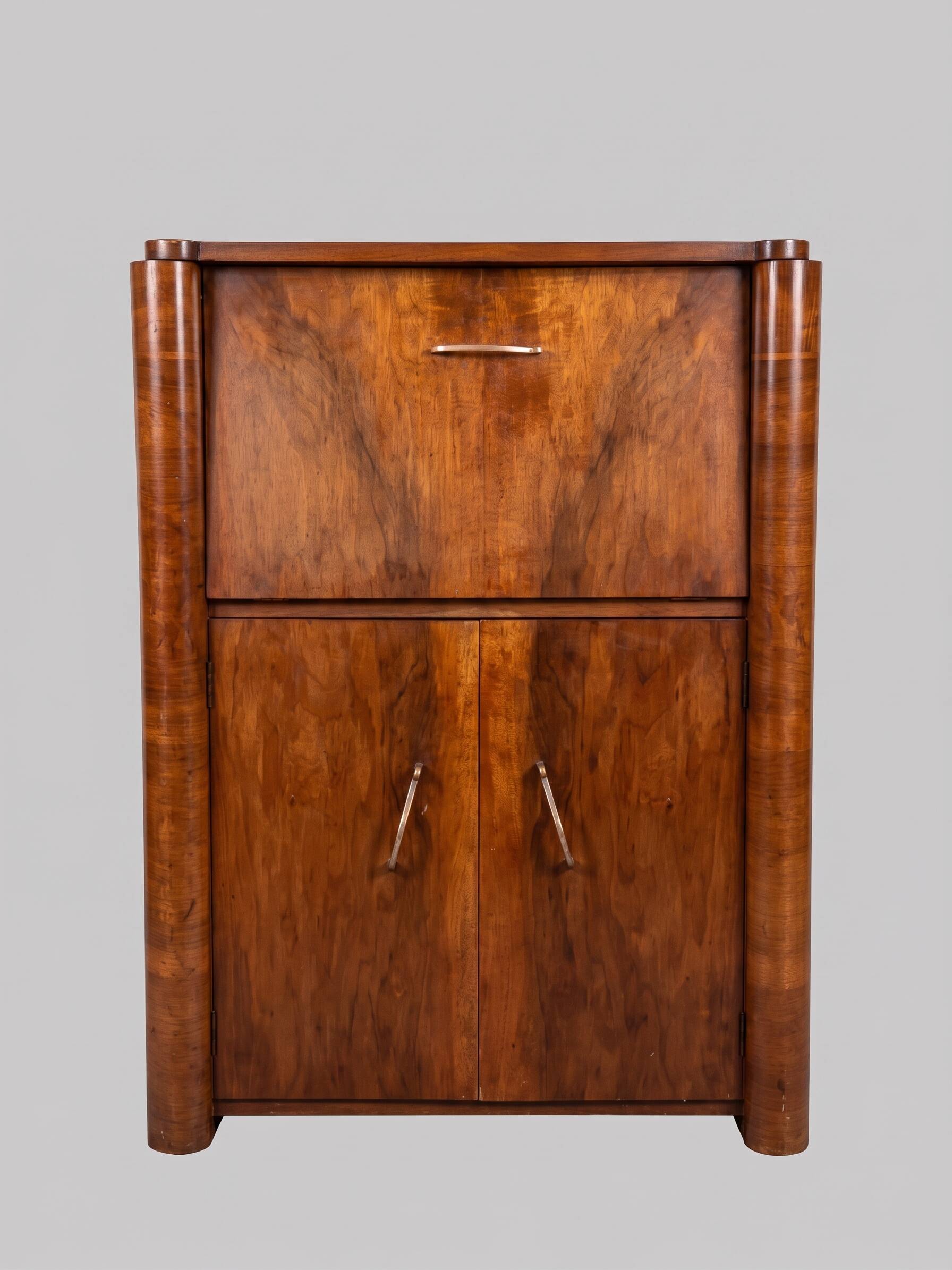 Antique bar cabinet on wheels