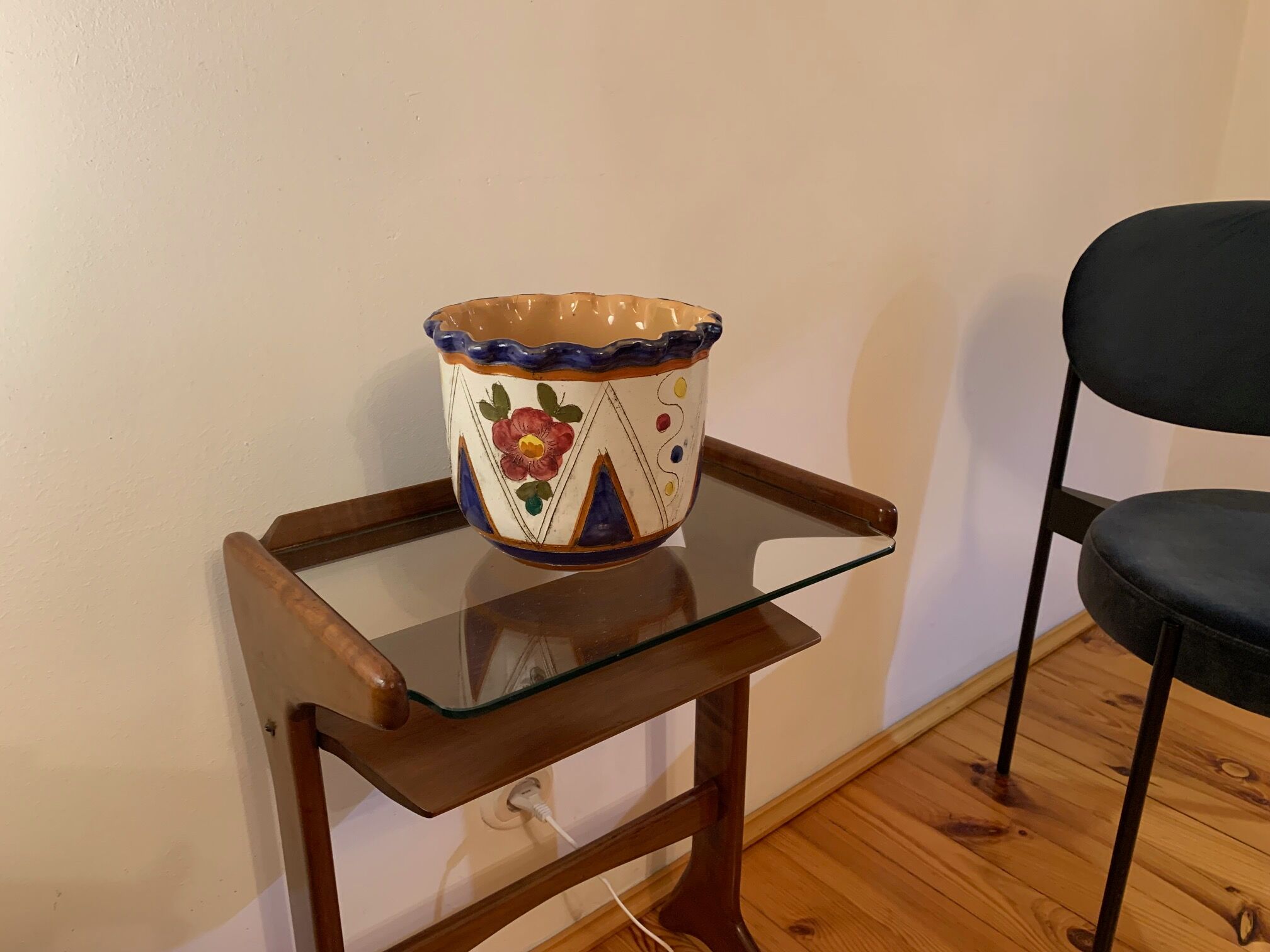 Ceramic pot pot, Spain, 1960s.