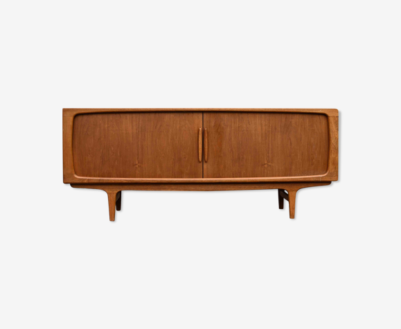 Teak sideboard with sliding doors