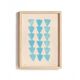 Collection de 12 peintures col.froid bleu et vert