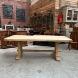 Solid oak farmhouse table