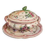 Vegetable tureen on display dish Henri Chaumeil