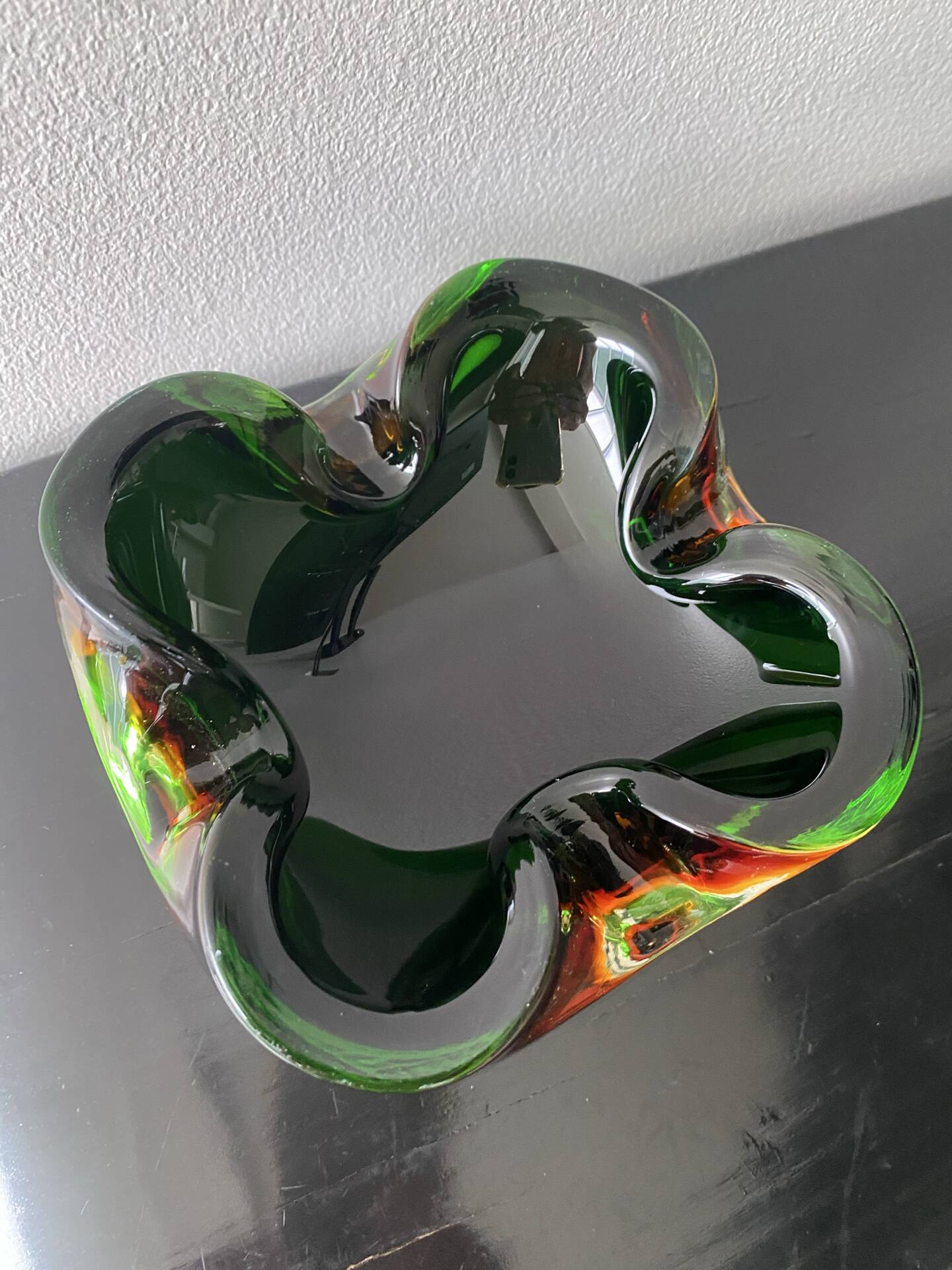 Murano Sommerso Ashtray by Flávio Poli