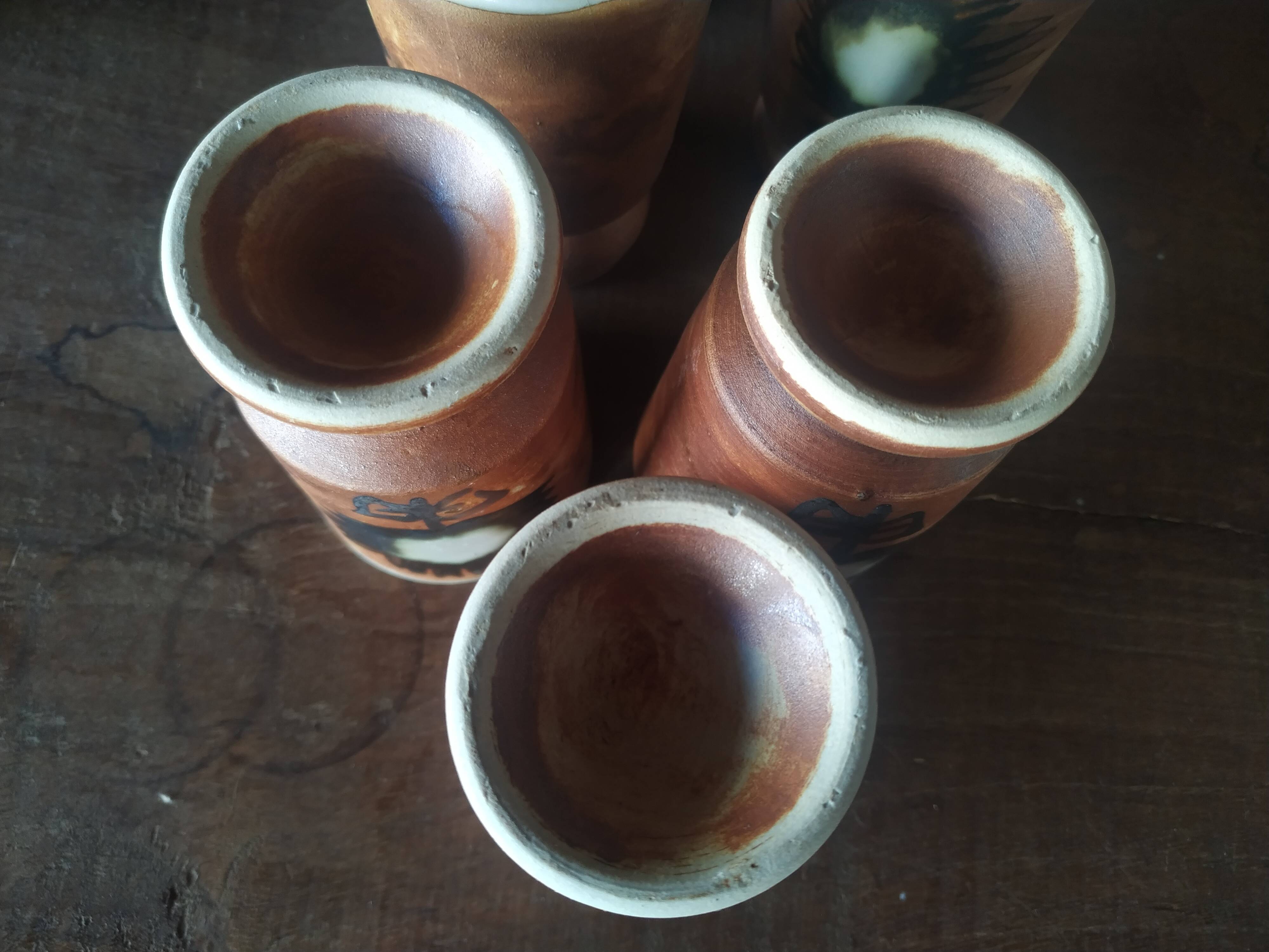 Vintage Mazagrans style cups
