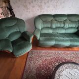 Convertible sofa with an armchair