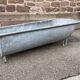 Baignoire adulte zinc galvanisee vintage 1940
