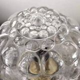 Pair of bubble globe wall lights