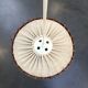 Wooden pendant lamp and Scandinavian-style fabric