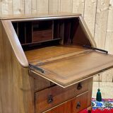 1960s English walnut secretary