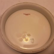 Theodore haviland limoges porcelain shower-foot cake dish