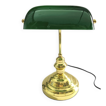 Lampe de banquier du XXe siècle