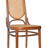 Set of 6 Thonet style chairs model number 17 "Long John"
