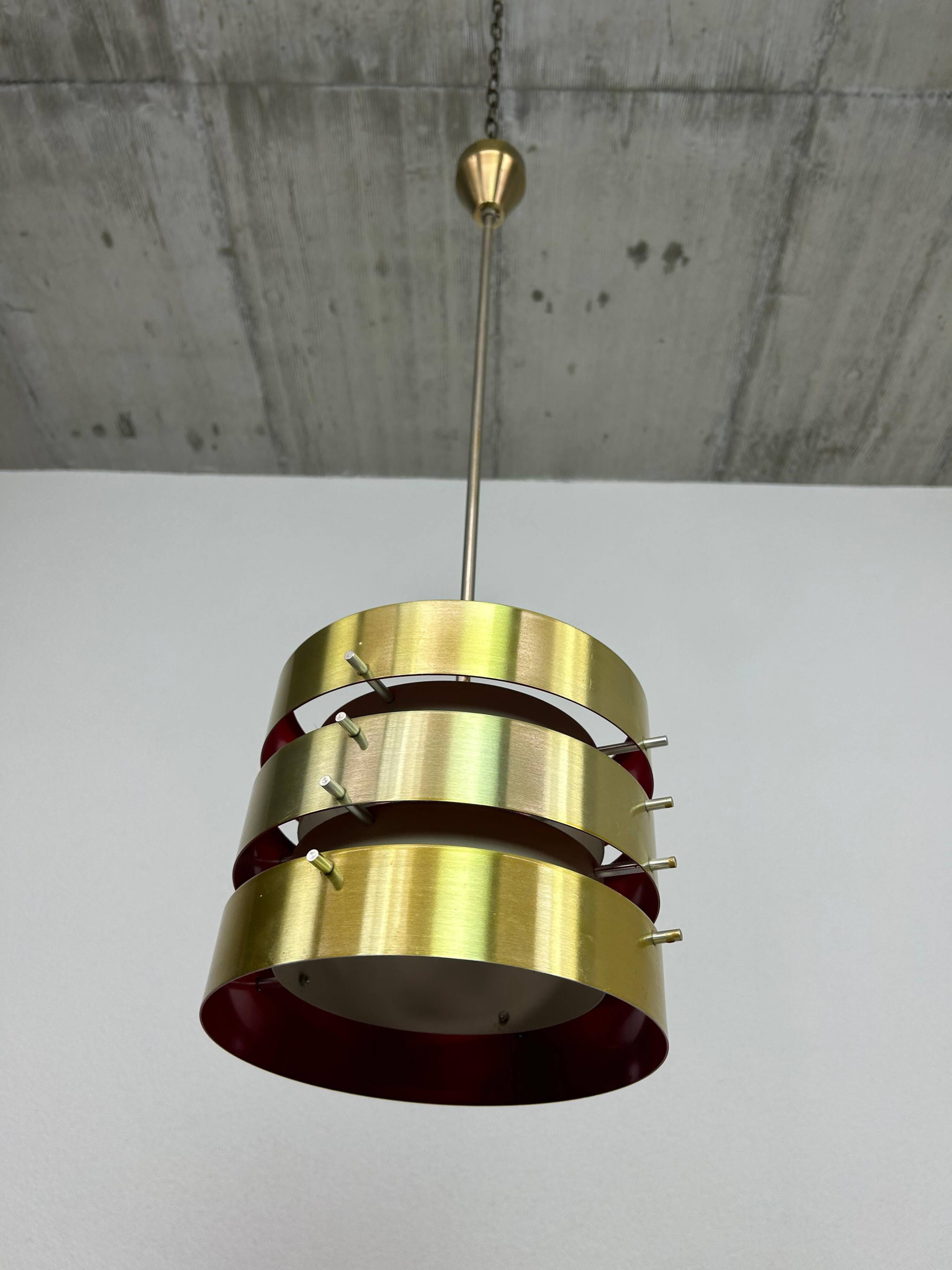 Mid-century modern pendant lamp by VEB Leuchten