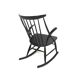 Beech rocking chair, Illum Wikkelsø, N. Eilersen, Denmark, 1960