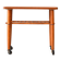 1960s teak coffee table on casters