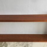 Wall shelf in elm, 1980s