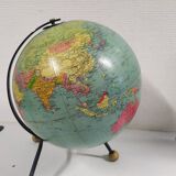 Globe world map George Philip London 1962 Taride design 60's