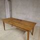 Rustic farmhouse table in solid cherry wood 19th century - 1m91.5