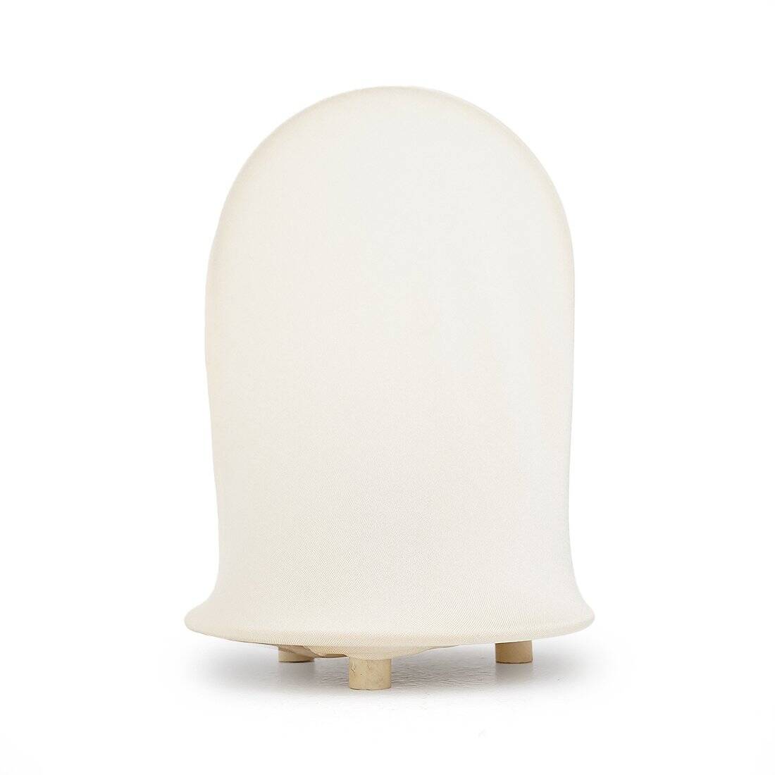 Table lamp with fabric shade, 1970s