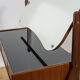 Mid-Century Teak Dressing Table with Mirror by Arne Vodder for Ølholm Møbelfabrik, Denmark, 1960s