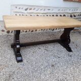 Farmhouse coffee table with monastery legs