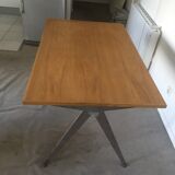 Jean Prouvé "compas" table from the 50's