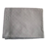 Old damask tablecloth, monogrammed 210x140cm
