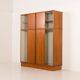 Omann Jun Extra large mid century teak wardrobe, Denmark, 1970s