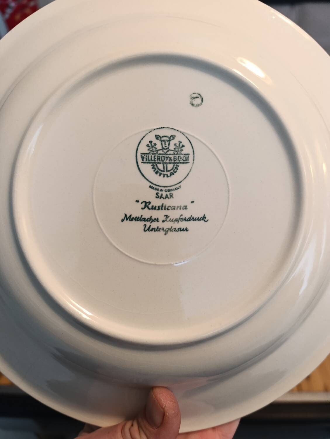 Set of 3 Villeroy & Boch Rusticana soup plates - With defects