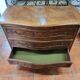Curved oak chest of drawers in Louis XV style
