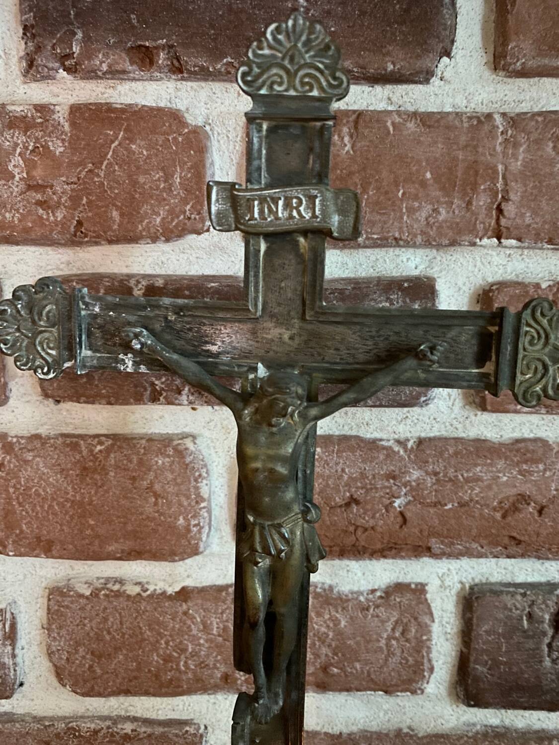 19th century altar crucifix