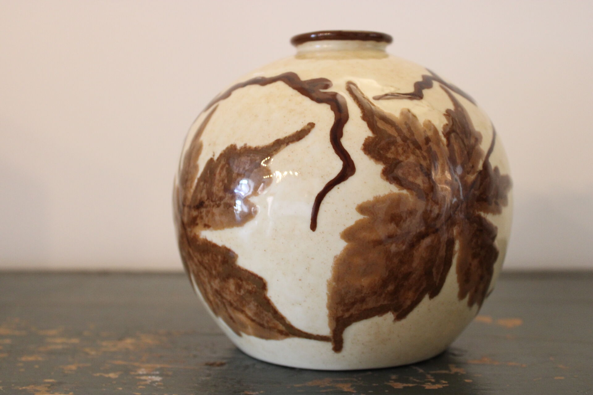 Camille Tharaud porcelain ball vase