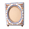 19th century floral porcelain frame