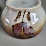 Trio of vintage stoneware bowls