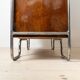 Bauhaus Era Bookcase, Tubular Steel Base, Walnut Veneer, 1930s