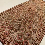 Large Vintage Turkish Kilim Rug 331x165 cm Wool Jajim Kelim