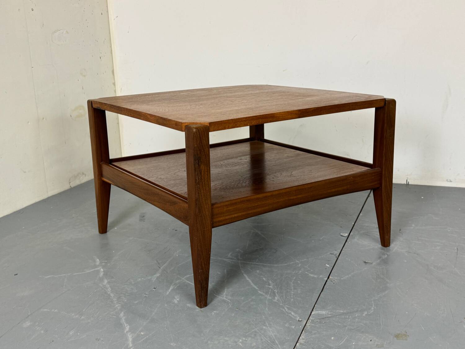 Scandinavian Danish Teak & Formica Coffee Table, 1950s