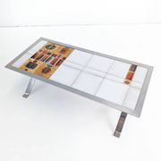 Ceramic tile coffee table by Jean Gregorieff for Roche Bobois 1970s