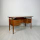 1960s Vintage Mid-Century Danish Teak Writing Desk
