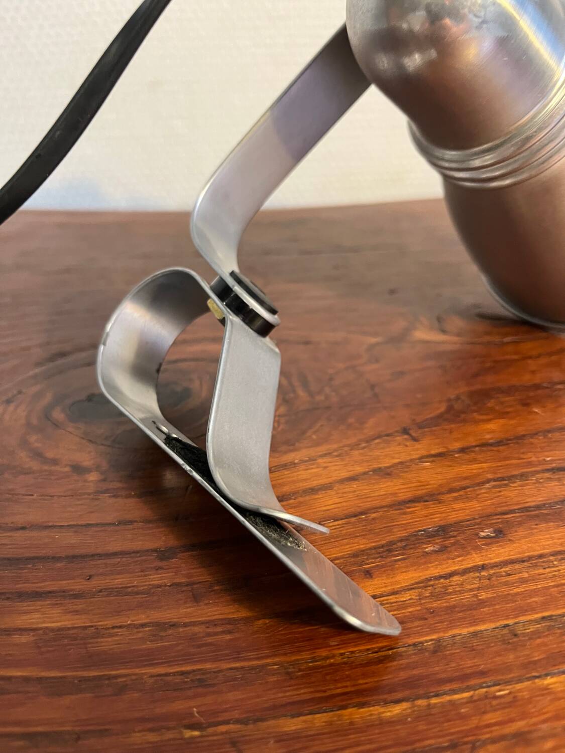 80s clip-on aluminum spotlight