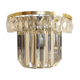 Glass wall lamp. Italy, 1950s