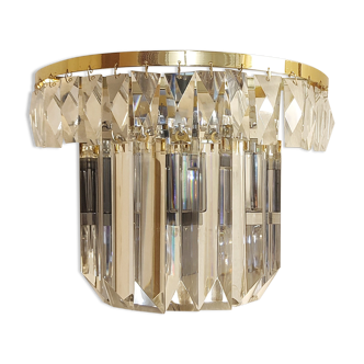 Glass wall lamp. Italy, 1950s