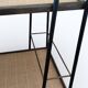 Vintage steel and rattan dessert trolley on wheels
