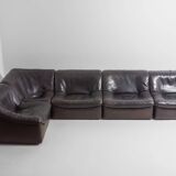 Large De Sede 'DS-46' Modular Sofa with armchair, Switzerland 1970s
