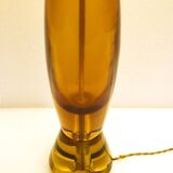 Seguso Flavio Poli large submerged glass lamp from Murano 1950s