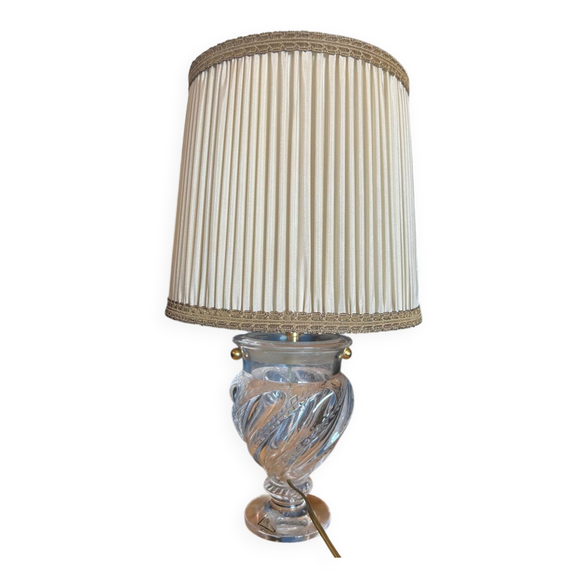 Lampe "Bamako" en cristal de Lalique France - Vintage vers 1970